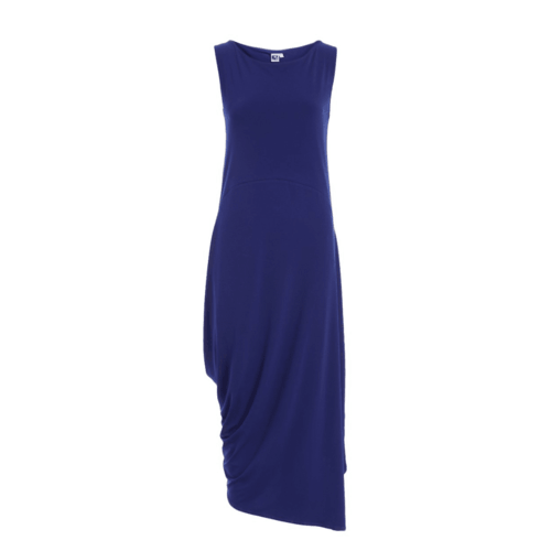 Code Vitesse Angled Dress - Asymmetric Hem Double Layer Bodycon