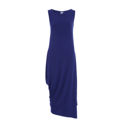 Code Vitesse Angled Dress - Asymmetric Hem Double Layer Bodycon