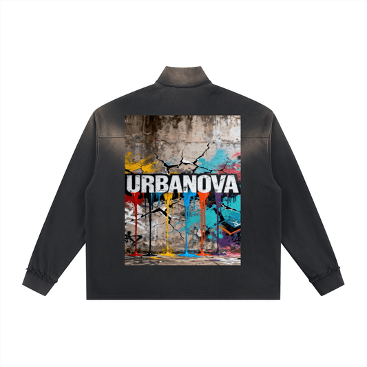 URBANOVA Street Art Quarter-Zip Jacket