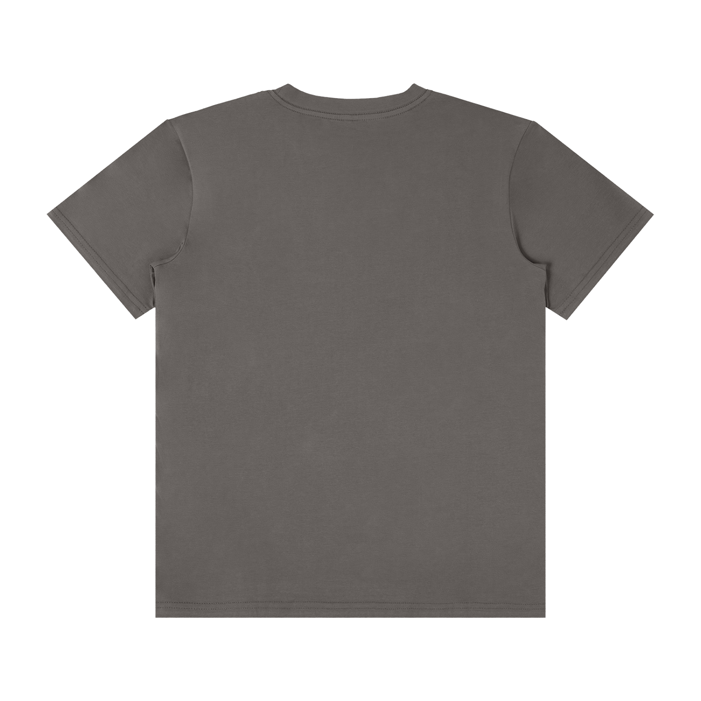 Back view of the Urbanova Essential Crew Tee in a soft cotton-blend for everyday comfort and versatile streetwear style.