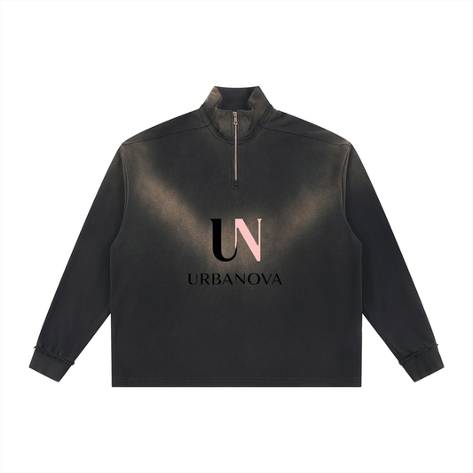 URBANOVA Street Art Quarter-Zip Jacket