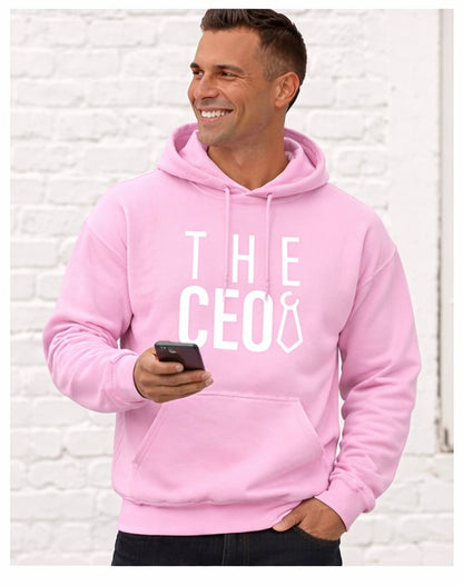 THE CEO Pink Hoodie - Premium Statement Streetwear | URBANOVA