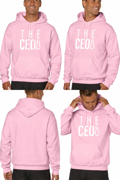THE CEO Pink Hoodie - Premium Statement Streetwear | URBANOVA