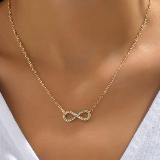 Infinity Symbol Pendant Necklace - Timeless Sterling Silver Design
