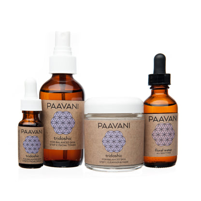 Tridoshic Skincare Ritual | Ayurvedic Set for Balanced & Combination Skin
