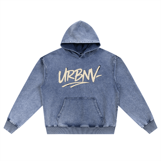 URBANOVA Complete Comfort Set – Hoodie & Jogger Bundle in denim with signature URBNV logo for urban style and comfort.