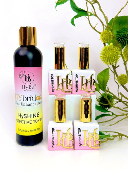 HyShine Top Gel Refill Kit - Long-lasting Gloss Finish