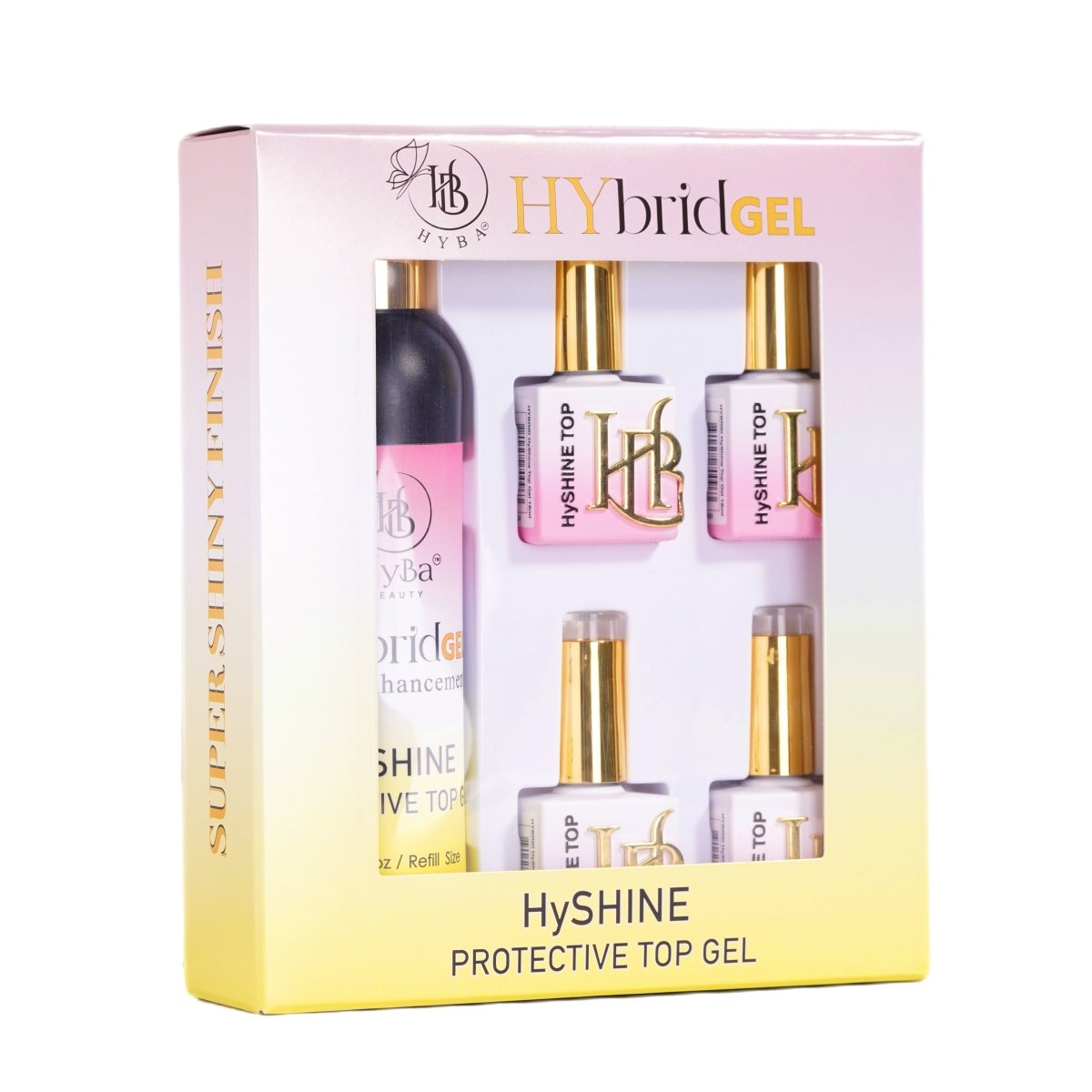 HyShine Top Gel Refill Kit - Long-lasting Gloss Finish