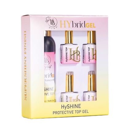 HyShine Top Gel Refill Kit - Long-lasting Gloss Finish