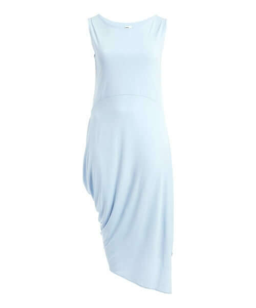 Code Vitesse Angled Dress - Asymmetric Hem Double Layer Bodycon